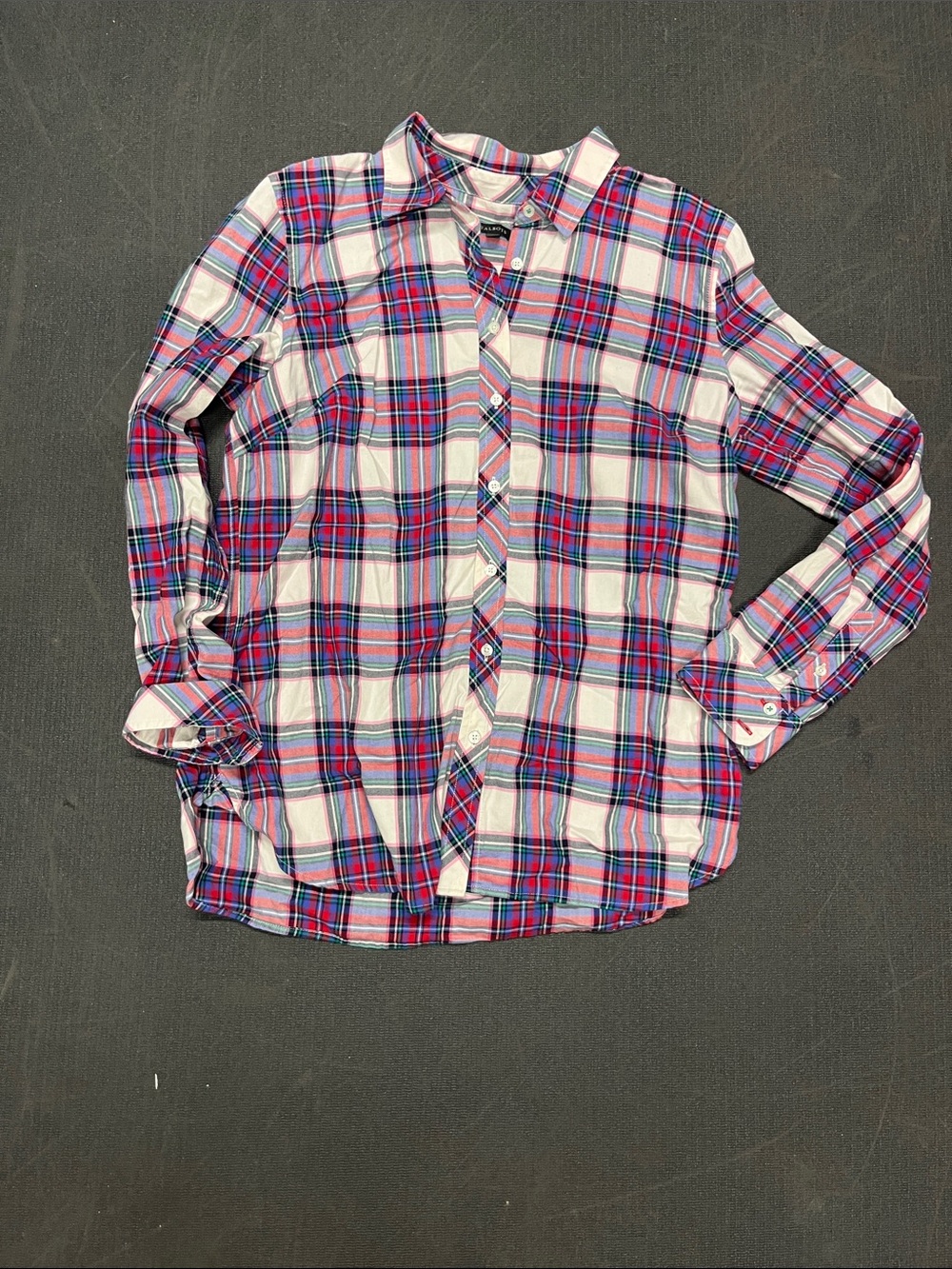 Talbots Multi-Color Plaid Button-Up Shirt